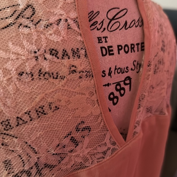 Forever 21 Elegant Peach Sleeveless Dress - Picture 3 of 3